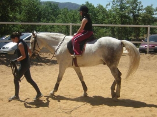 a caballo en soria